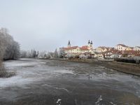 01.01.2025 Ankunft in Telc - das romantische Schloss an den Teichen