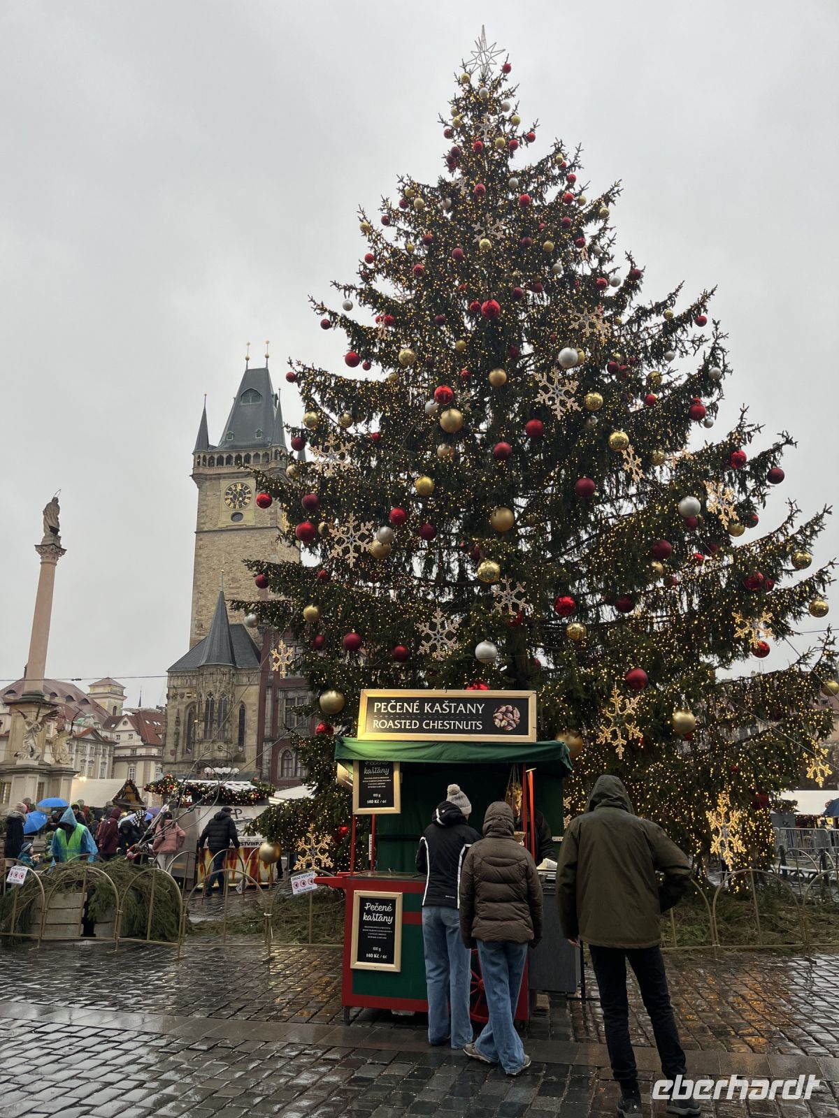 02.01.2025 Rückreise - ein letztes Foto vom Prager Weihnachtsmarkt