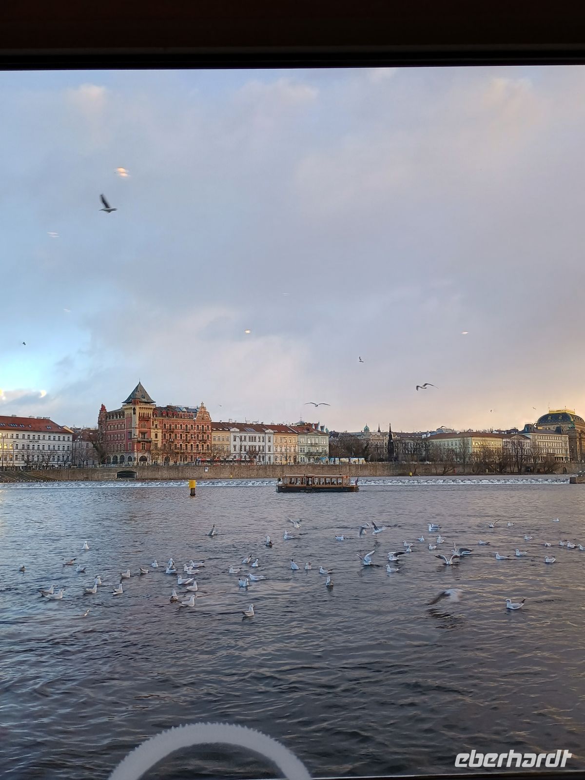 Schifffahrt auf der Moldau