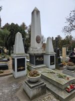 Prag, Vysehrad, Grab von Bedrich Smetana