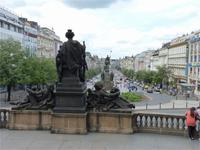 Blick in Richtung Wenzelsplatz