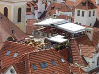 Blick vom Rathausturm zum Prinzen