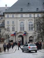 am Zweiten Burghof des Hradschin