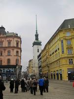 Stadtbesichtigung Brno - Blick zur Jakobskirche