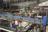 Abfüllanlage der Brauerei