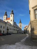 Telc - Blick kostel Jména Ježíš
