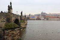 Blick von der Karlsbrücke zur Prager Burg
