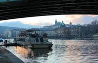 Schifffahrt auf der Moldau