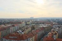 Aussicht vom 15. Stock des Crowne Plaza Prag