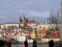 Die Prager Burg im Sonnenschein