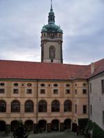 Innenhof des Schlosses Melnik