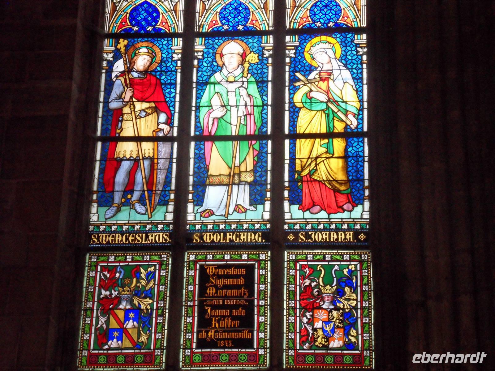 prächtige Glasfenster im St.Veitsdom III