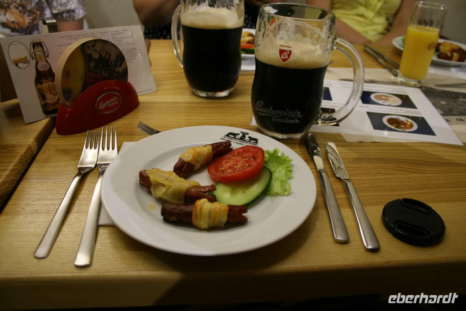 An diesem ersten Abend kehrten wir in der Traditionsgaststätte 