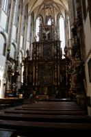 Im Inneren der Kirche stand nichtsdestotrotz ein überragender Altar.
