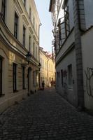 Eine enge mittelalterliche Gasse...