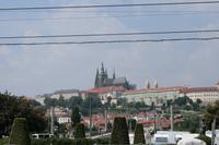 Auch heute sahen wir die Prager Burg eher von Fern.