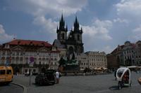 Und dann kamen wir am Altstädter Ring an. Hier der Blick auf die Teynkirche.