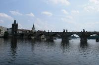 Ein letzter Blick auf die Karlsbrücke von Norden her.