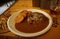 ... sein traditionelles böhmisches Essen...