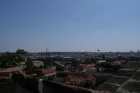 Von hier ist die Aussicht noch besser als von der Burgrampe aus.