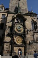 Die astronomische Uhr am Altstädter Rathausturm.