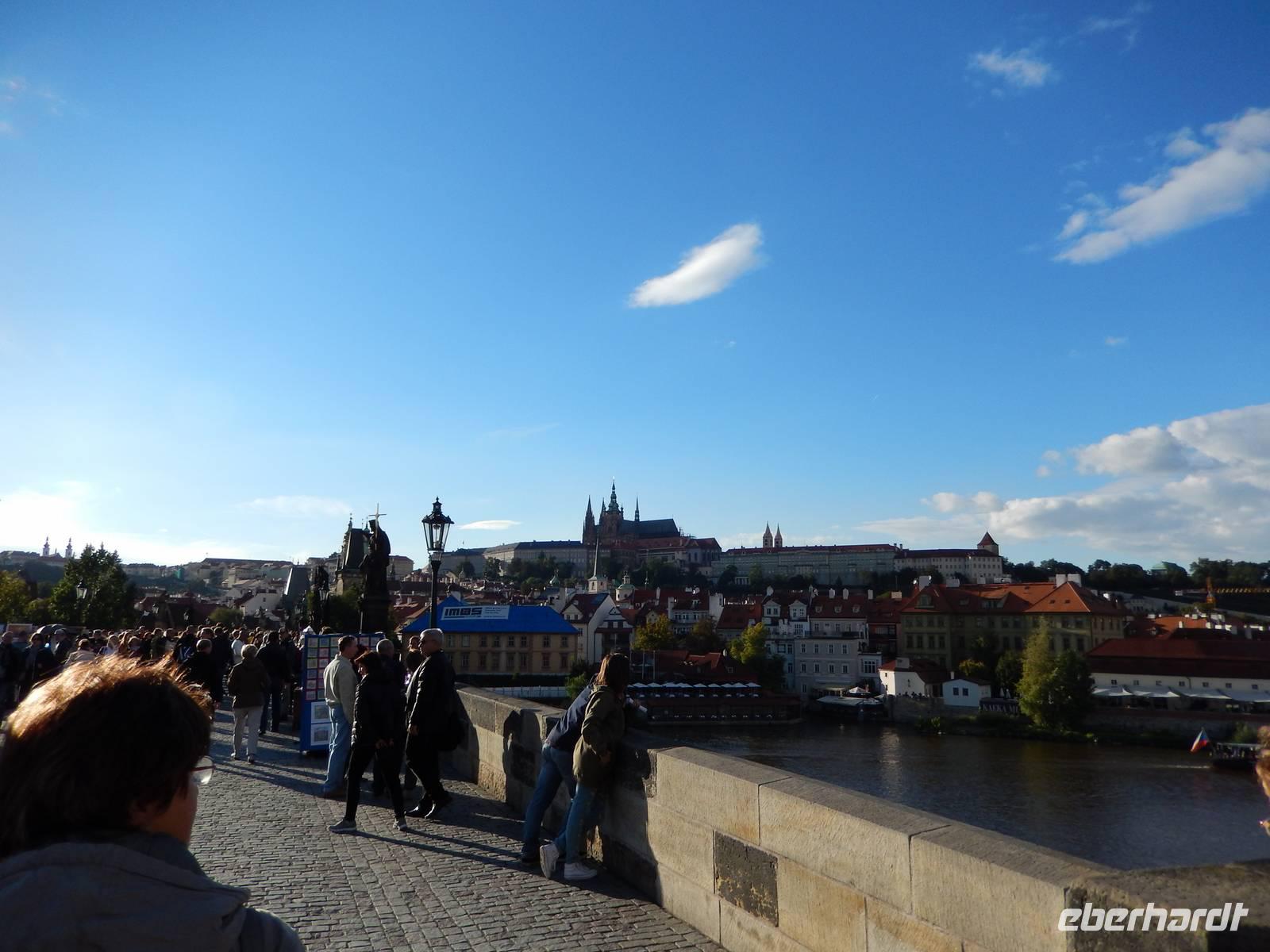 Ein solches Prachtwetter wurde uns leider nur an unserem ersten Tag in Prag zuteil.