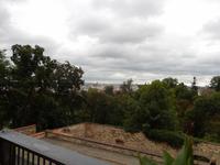 Durch die dichten Bäume blitzte immer mal wieder die Stadt zu unseren Füßen hindurch.