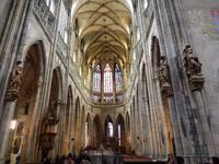 Das gewaltige Hauptschiff des Veitsdoms.