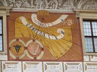 Sonnenuhr am Schloss Litomysl