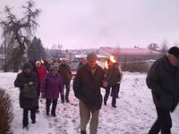 Fackelspaziergang im Schloßpark