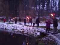 Fackelspaziergang im Schloßpark