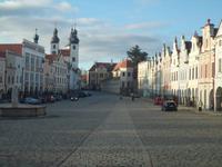 Blick vom Markt zum Schloss