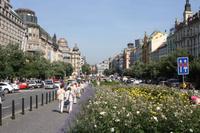 Etwa 700m lang ist der Wenzelsplatz