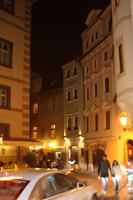 Karlsgasse bei Nacht