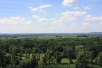 Wir hatten eine herrliche Aussicht über das böhmische Becken