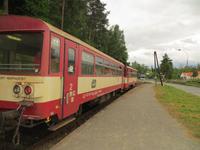 mit der Regionalbahn im Sazavatal