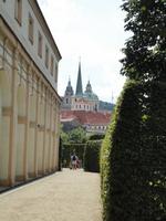 Blick auf die Herrenhäuser vom Palais Waldstein