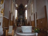 Hauptaltar der barocken St.Nikolaus Kathetrale in Budweis.