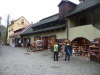 Boutiquen in der Altstadt von Krumau.