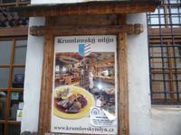 Krumlovsky mlyn  -  Krumauer Mühle, heute ein originelles böhmisches Restaurant.