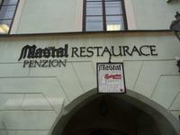 Im Mastal Restaurace konnte, wer wollte, böhmisch essen. Gut war's.