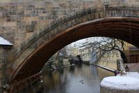 Am Fuße der Karlsbrücke