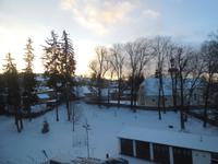 Blick vom Hotel
