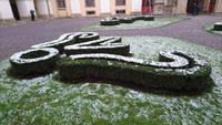 Heckengestaltung im Schlosshof Kromeriz