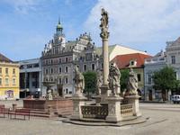 Kolin, Markt mit Rathaus