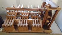 Modell eines Hammerwerkes in der Papiermühle Velké Losiny