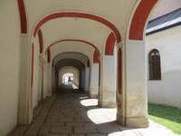 Telc, am Schloss