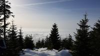 Tschechische Republik, Riesengebirge, Janske Lazne, Cerna Hora, über den Wolken