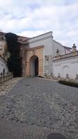 Zugang zu Schloss Nikolsburg