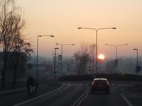 letzter Sonnenuntergang im scheidenden Jahr 2016 